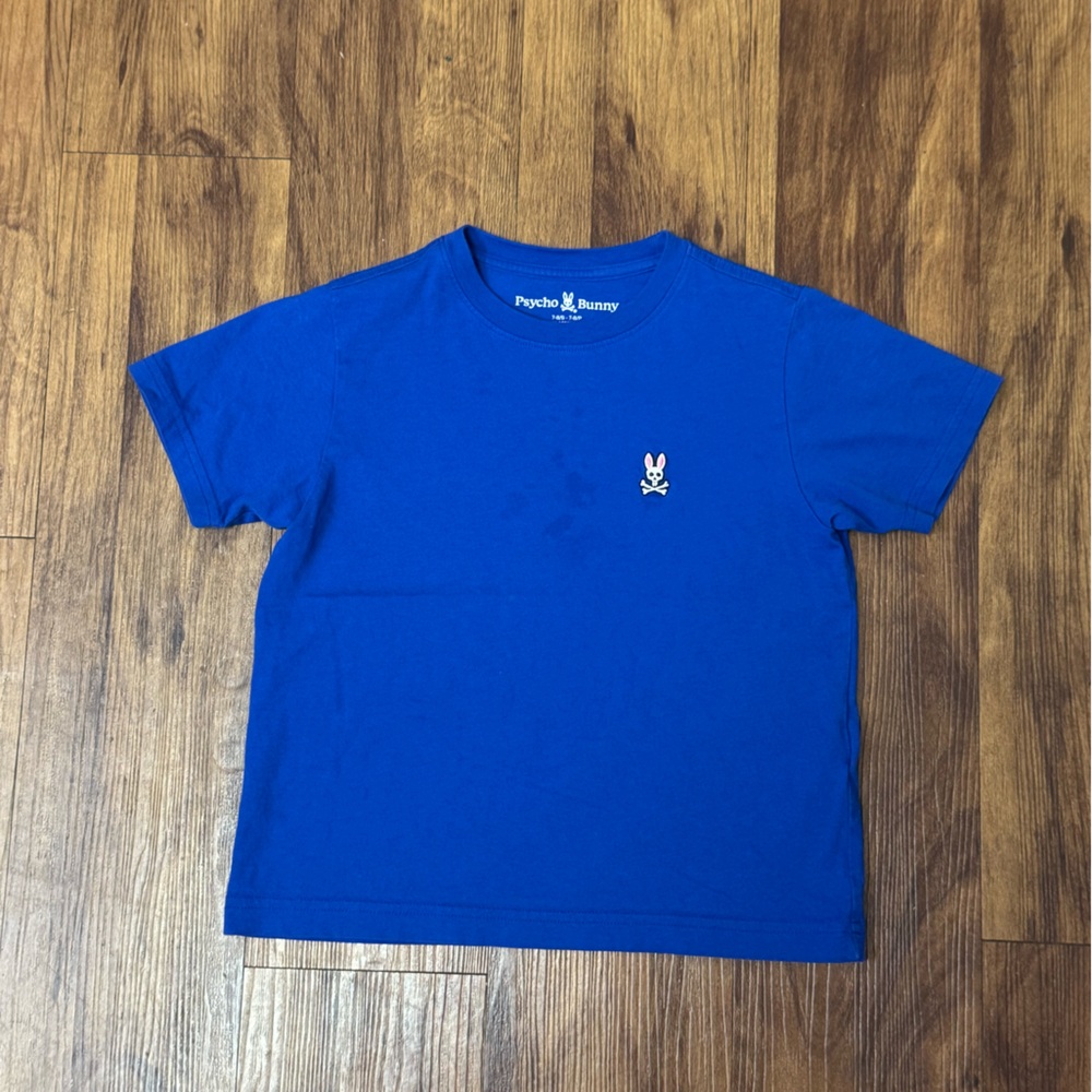 Psycho Bunny Kids Royal Blue Short Sleeve Tee